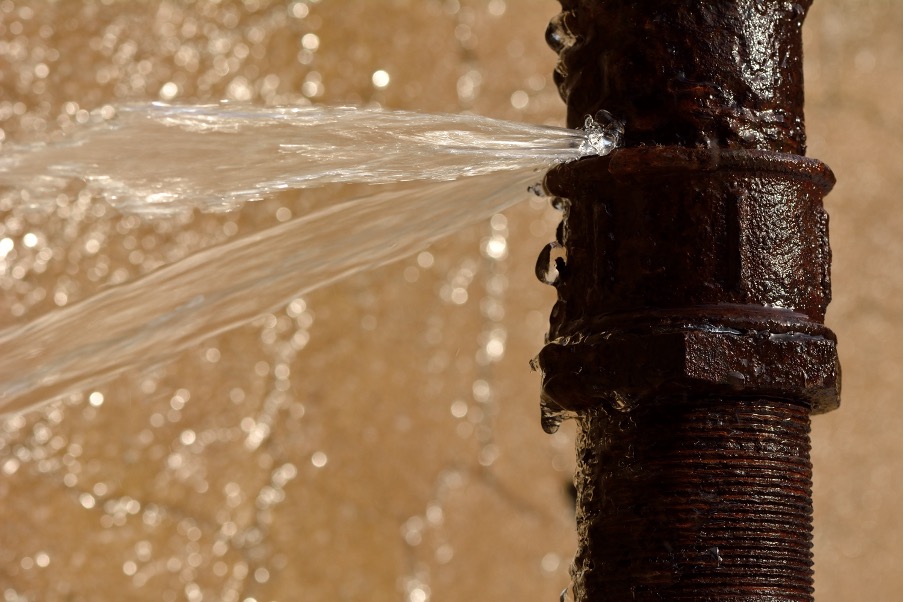Burst water pipe repair in Bartlett, Illinois