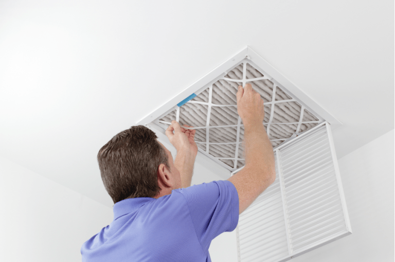 Replacing-the-HVAC-filter-in-a-house-in-Harvard-Illinois-image